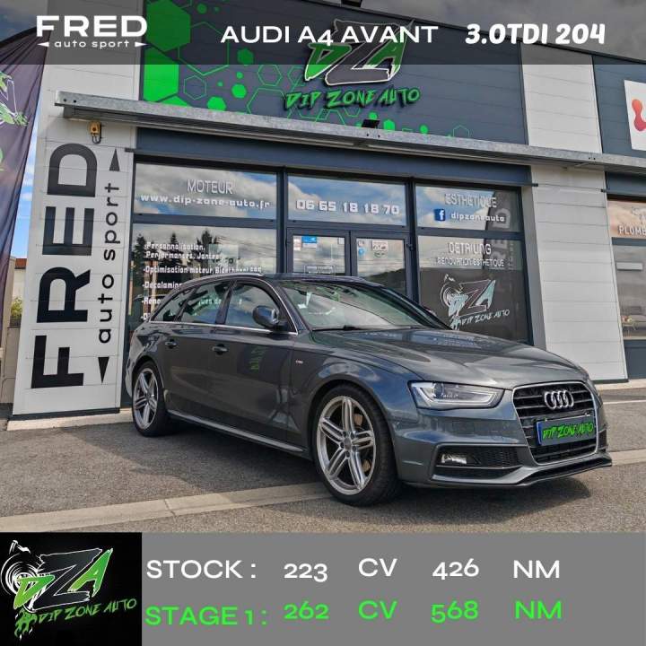 ➫ REPROGRAMMATION MOTEUR STAGE1?  Mesures : ✅223ch ➡️ 262ch ✅426Nm ➡️ 568Nm ?Gain d'environ 40ch et 140Nm Ça pousse fort avec 140Nm supplémentaires !!! Dépassement easy...?? ⛽ Économie de carburant avec une consommation réduite grâce au gain de couple.