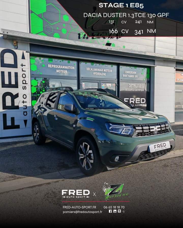  ?Gains ?+35ch et +100Nm ➡️Le propriétaire peut désormais rouler à l’E85 ainsi qu’à l’essence sans plomb dans n’importe quelles proportions et profiter d'un meilleur agrément de conduite avec le gain de puissance et de couple.  ?E85 = 0.75€/L Économie de +50% à chaque plein plein de carburant à 30€ en moyenne. 2x moins polluant que le sans plomb.