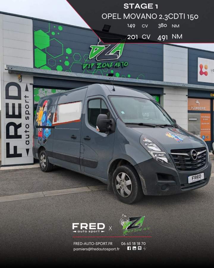 ➫ REPROGRAMMATION MOTEUR STAGE 1?  Mesures : ✅149ch ➡️ 201ch ✅380Nm ➡️ 491Nm ?Gain de 50ch et 110Nm Un surplus de puissance et de couple non négligeable pour un utilitaire ! Amélioration considérable de l'agrément de conduite. ⛽ Économie de carburant avec une consommation réduite grâce au gain de couple. Estimation : minimum 1L/100km.